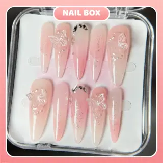 Ảnh 1 Nail box Bướm Hồng Sương
