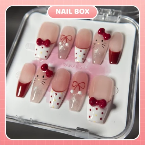nailbox (5).final Nail box Hello Kitty đỏ