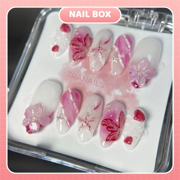 Nail box Hoa biển cả