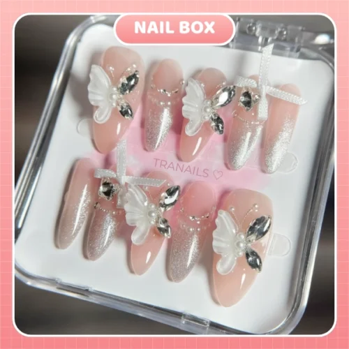 nailbox (9).final Nail box Bướm Hồng Nhũ