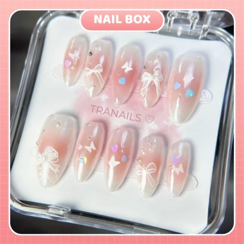 Nail box Tim Hồng Cute