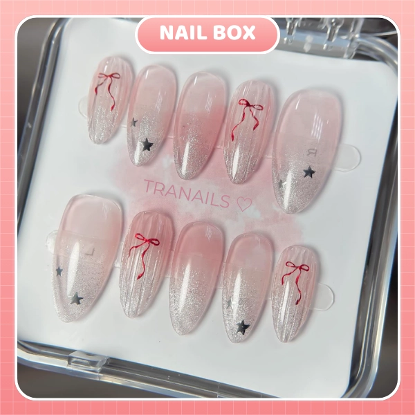 Nail box Nơ Đỏ
